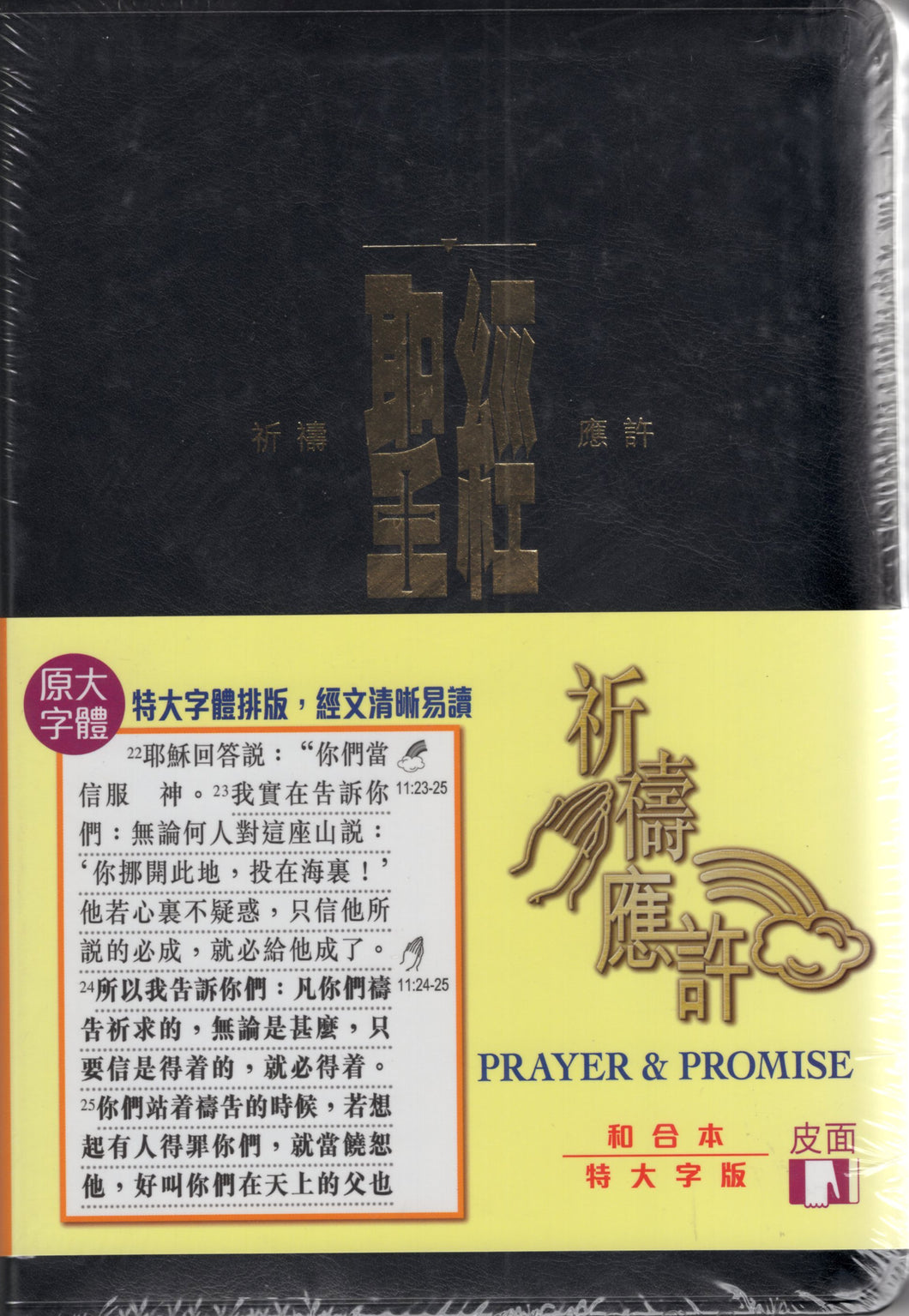 聖經-祈禱應許版(特大字版/繁/ 皮面金邊/) CAT1287 #01A-039F